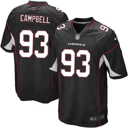 Youth Elite Calais Campbell Nike Jersey Black Alternate - #93 NFL Arizona Cardinals